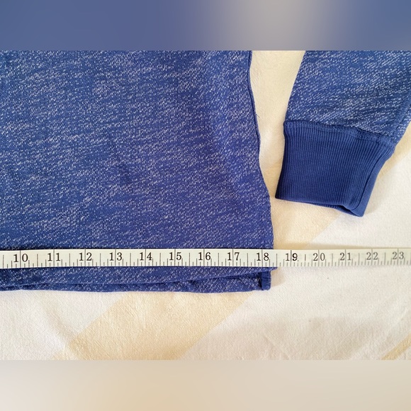 J. Crew NWOT Black Label French Terry Sweatshirt Raglan Sleeve Split Hem SZ SM - Picture 11 of 16